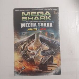 MEGA SHARK VS MECHA SHARK (2014) DVD Judge Röhm Lagan  Cardboard Sleeve.     #27